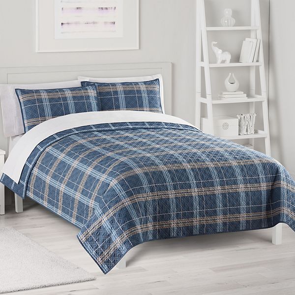 The Big One® Deshawn Plaid Reversible Quilt Set