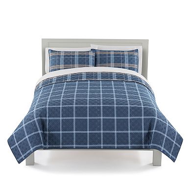 The Big One® Deshawn Plaid Reversible Quilt Set