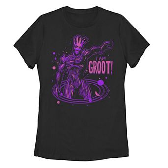 Juniors' Marvel Guardians Of The Galaxy Space Groot Graphic Tee
