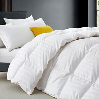 Unikome 500 TC Cotton Goose Feather Down Duvet Insert Luxury Hotel Bedding Comforters