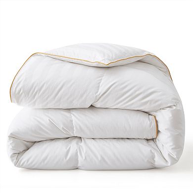 Unikome 500 TC Cotton Goose Feather Down Duvet Insert Luxury Hotel Bedding Comforters