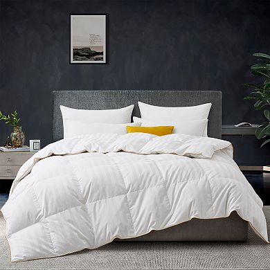 Unikome 500 TC Cotton Goose Feather Down Duvet Insert Luxury Hotel Bedding Comforters