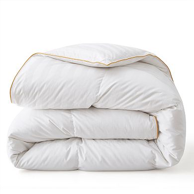 Unikome 500TC 100% Cotton All Season White Goose Down Feather Comforter