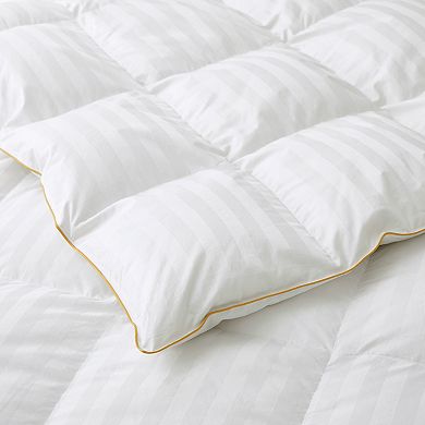 Unikome 500TC 100% Cotton All Season White Goose Down Feather Comforter