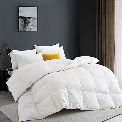Unikome Goose Down & Feather Loft White Down Duvet Comforter - 500 TC Shell 100% Cotton