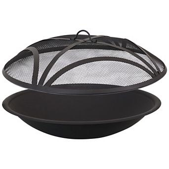 Sunnydaze Classic Elegance Replacement Fire Pit Bowl and Spark Screen