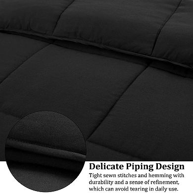 Quilt Soft Lightweight Down Alternative Comforter Twin Size