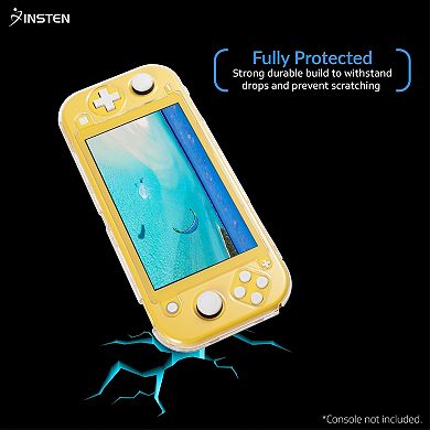 Insten Crystal Clear Cover Case With Stand For Nintendo Switch Lite 2019 Clear