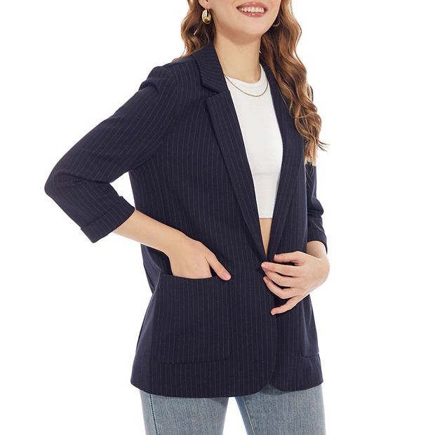 Kohl's navy blue blazer sale