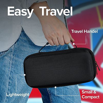 Black Carrying Hard Travel Case 29 Card Slots For Nintendo Switch