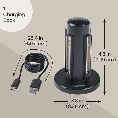 Joy-con Charger Usb Charging Stand Dock Station For Nintendo Switch & Oled Model