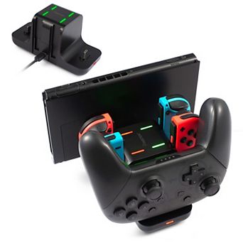 For Nintendo Switch & Oled Model Joy-con & Pro Controller 6-in-1 Charger Station