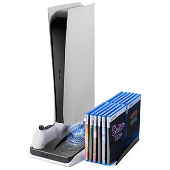 For Ps5 Stand And Cooling Station With Dual Controller Charging Dock Charger