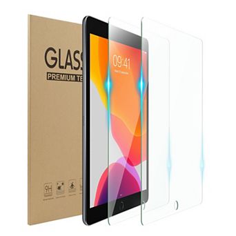 2 Pack Glass Screen Protector For Ipad 9th 8th 7th Gen (10.2 Inch) Hd Clear