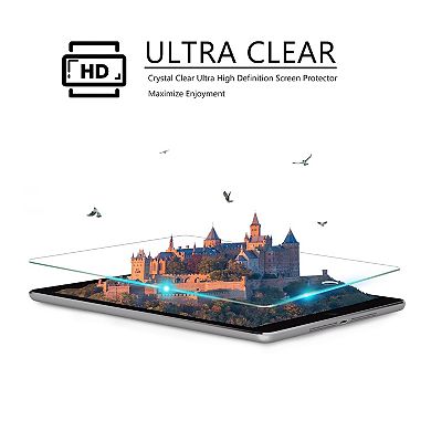 2 Pack Glass Screen Protector For Ipad 9th 8th 7th Gen (10.2 Inch) Hd Clear