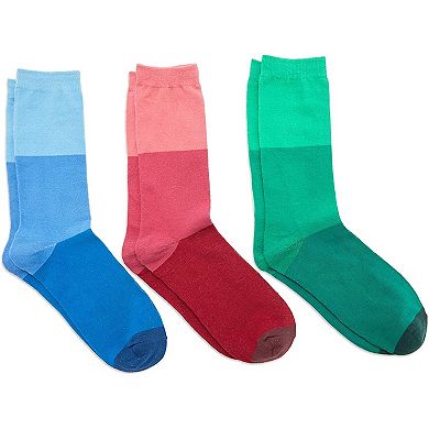 Zodaca Men's Dress Socks with 5 Colorful Fun Block Patterns (Size 8-11, 5 Pairs)
