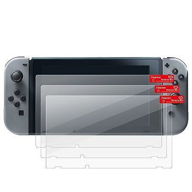 For Nintendo Switch Ultra Hd Full Coverage Lcd Guard Screen Protector [3pcs-set]