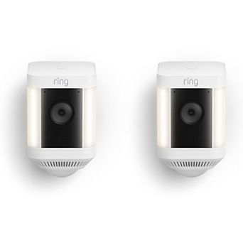 Ring Spotlight Cam Plus 2-pack Indoor/Outdoor Wireless Security Cameras