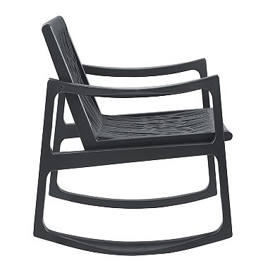 Linon Jeno Woven Rocking Chair