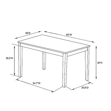 Linon Maggie Dining Table