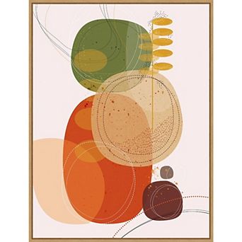 Amanti Art Autumn Sunset Framed Canvas Wall Art