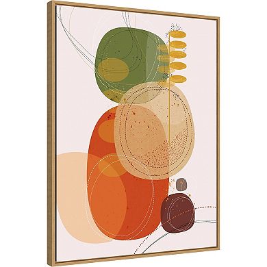 Amanti Art Autumn Sunset Framed Canvas Wall Art