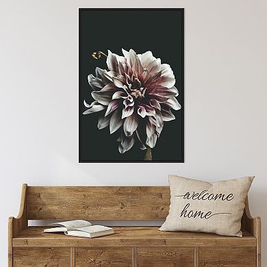Amanti Art Dazed Dahlia by Beatrice Kiss Framed Canvas Wall Art Print