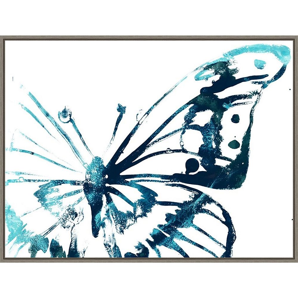 Amanti Art Butterfly Imprint V by June Erica Vess Framed Canvas Wall ...