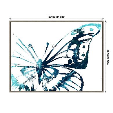 Amanti Art Butterfly Imprint V by June Erica Vess Framed Canvas Wall Art Print