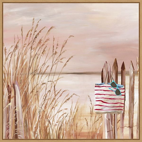 Amanti Art Beach Day II Framed Canvas Wall Art