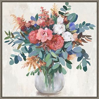 Amanti Art Eucalyptus Bouquet Framed Canvas Wall Art