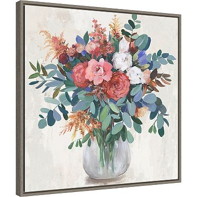 Amanti Art Eucalyptus Bouquet Framed Canvas Wall Art
