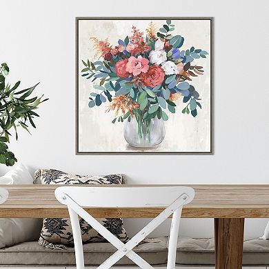 Amanti Art Eucalyptus Bouquet Framed Canvas Wall Art