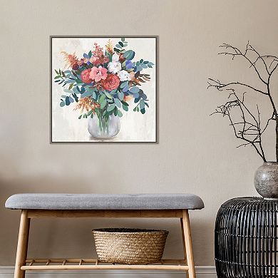 Amanti Art Eucalyptus Bouquet Framed Canvas Wall Art