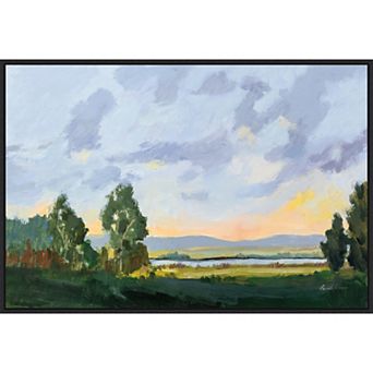Amanti Art Evening Skies I Framed Canvas Wall Art