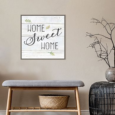 Amanti Art Farmhouse Sign I Home Sweet Home by Cynthia Coulter Framed Canvas Wall Art
