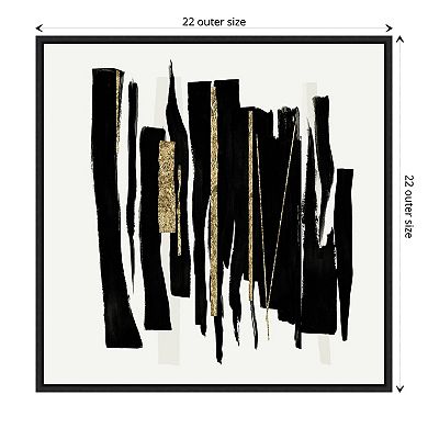 Amanti Art Ethereal Streaks Framed Canvas Wall Art