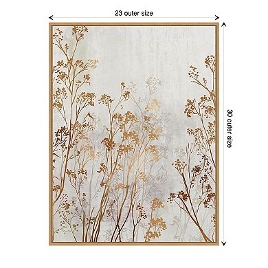 Amanti Art Botanical Bliss I Framed Canvas Wall Art