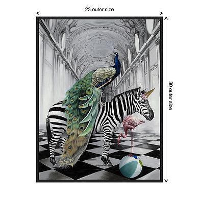 Amanti Art In Wonderland Framed Canvas Wall Art Print