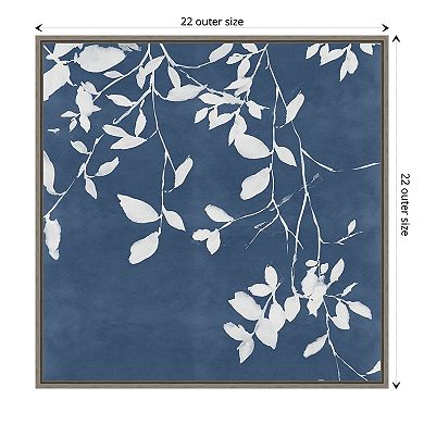 Amanti Art Indigo Sky II Framed Canvas Wall Art