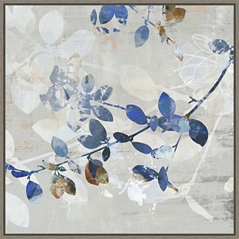 Amanti Art Golden Blue I Framed Canvas Wall Art
