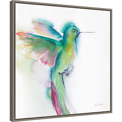 Amanti Art Hummingbirds II Framed Canvas Wall Art