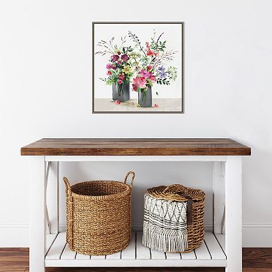 Amanti Art Florals Framed Canvas Wall Art