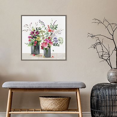 Amanti Art Florals Framed Canvas Wall Art