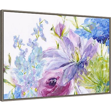 Amanti Art Gathered Garden Framed Canvas Wall Art