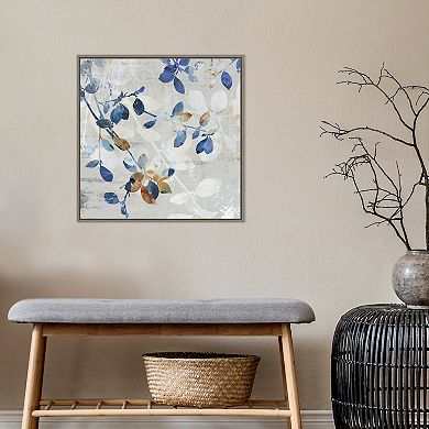 Amanti Art Golden Blue II Framed Canvas Wall Art