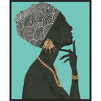 Amanti Art Graceful Majesty I by Emily Adams Framed Canvas Wall Art Print