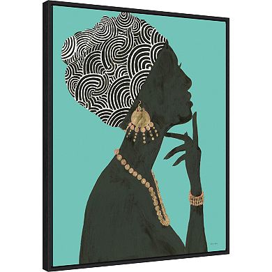 Amanti Art Graceful Majesty I by Emily Adams Framed Canvas Wall Art Print
