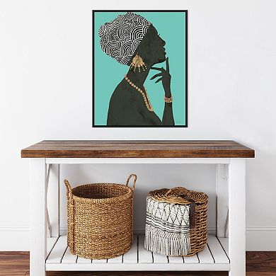 Amanti Art Graceful Majesty I by Emily Adams Framed Canvas Wall Art Print