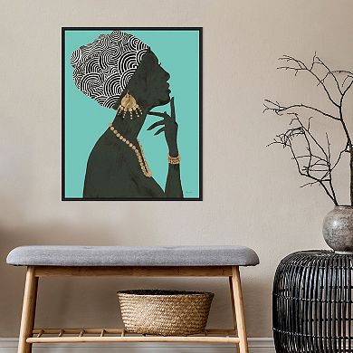 Amanti Art Graceful Majesty I by Emily Adams Framed Canvas Wall Art Print